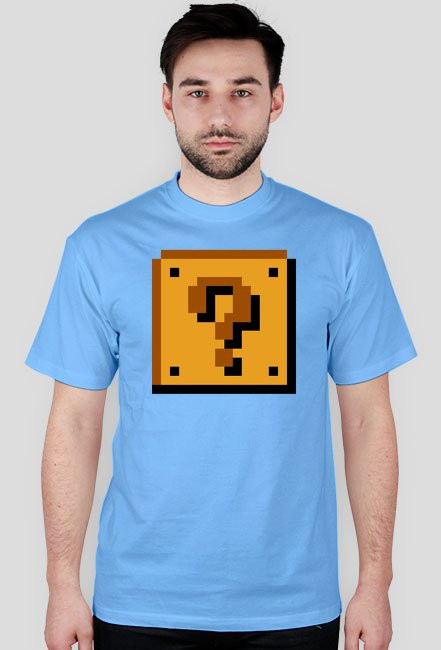 Q-Block T-shirt męski (różne kolory) [Mario]