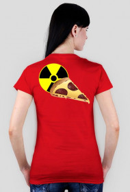 Koszulka " Nuklearna pizza " Damska
