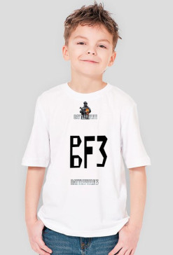 Logo oraz kilka innych rzeczy na plecach (Logo "BF3" robione ręcznie)