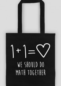 We should do math together - czarna