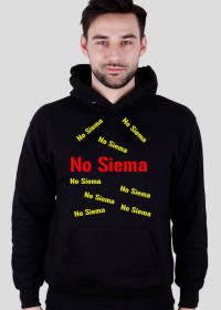Bluza " No Siema " Męska czarno-czerwona oraz żółta