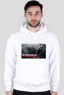 Husaria bluza biała z kapturem