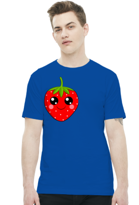 Truskawkowy T-Shirt -męska