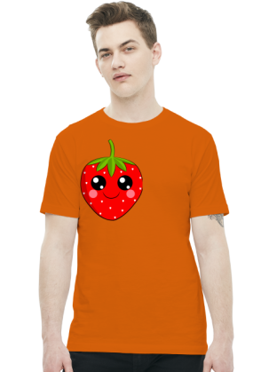 Truskawkowy T-Shirt -męska