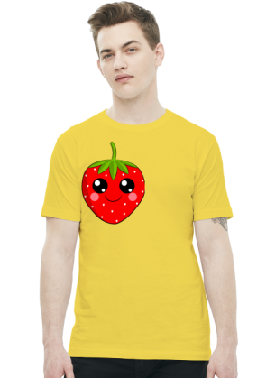 Truskawkowy T-Shirt -męska