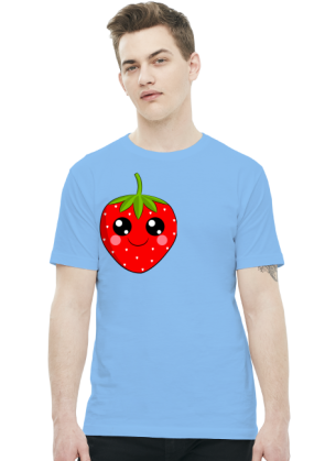 Truskawkowy T-Shirt -męska