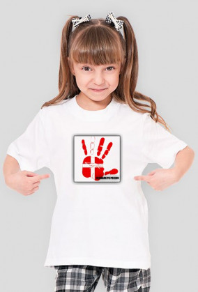 T-Shirt Dziewczęcy Denmark po polsku