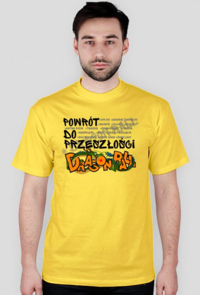 Powrót do przeszłości #Dragon Ball (Czarny Napis) - Męska