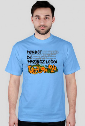 Powrót do przeszłości #Dragon Ball (Czarny Napis) - Męska