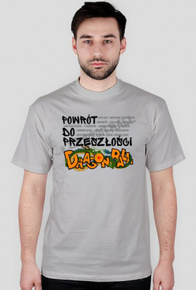 Powrót do przeszłości #Dragon Ball (Czarny Napis) - Męska