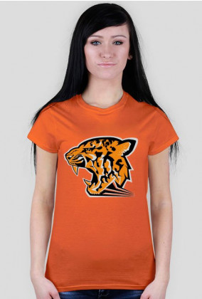 Koszulka damska, pomarańczowa ''Tiger''
