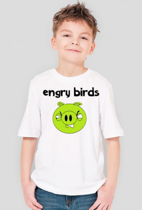 koszulka z engry birds