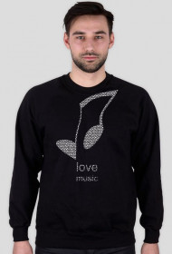 LOVE MUSIC hoody b