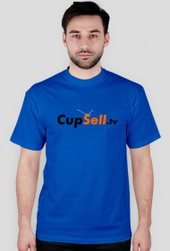 Koszulka z logo cupsell.tv (niebieska)