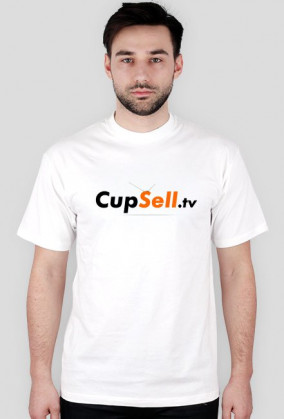 Koszulka z logo cupsell.tv (niebieska)