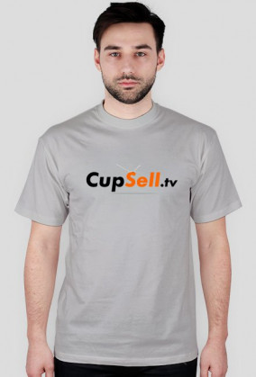 Koszulka z logo cupsell.tv (niebieska)