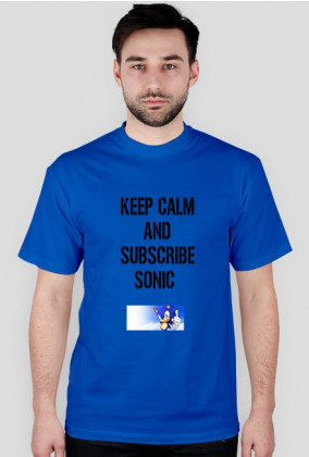 Koszulka KEEP CALM z Soniciem
