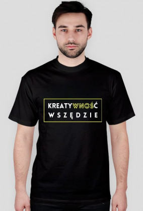 Kreatywność wnoś - męski t-shirt