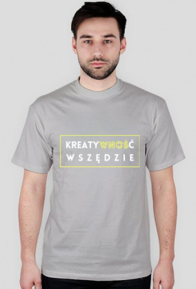 Kreatywność wnoś - męski t-shirt