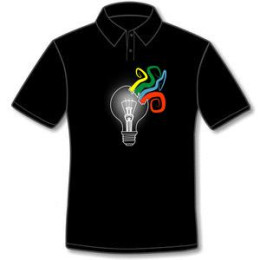 Koszulka polo "Light the ideas out"