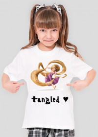 Bluzka "Tangled" (Zaplątani) Roszpunka-Dziecięcia