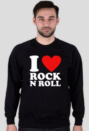 I Love Rock'n Roll Bluza męska