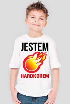 Koszulka hardkora dla chłopca