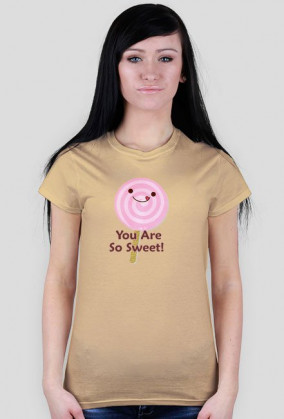 Lizak z napisem: You Are So Sweet!