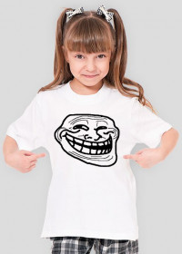 Koszulka Dziewczęca Troll Face