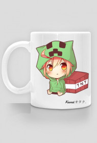 Minecraft Creeper Chibi - Kubek