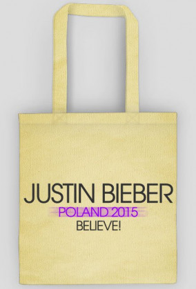 Eko torba Justin Bieber Poland 2015 (jasna)