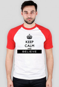 Męska koszulka Keep Calm and Believe