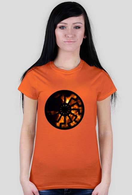 Koszulka damska CZARNE SŁOŃCE wzór 1 - tanio!