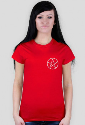 Koszulka damska PENTAGRAM dwustronny - tanio!