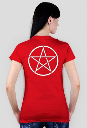 Koszulka damska PENTAGRAM dwustronny - tanio!