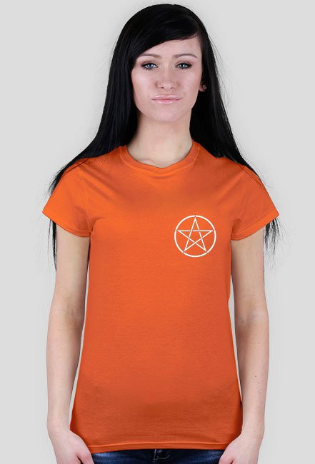 Koszulka damska PENTAGRAM dwustronny - tanio!