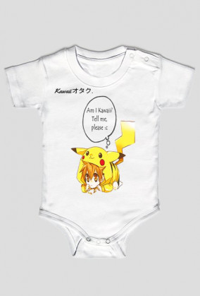 "Kawaii Pikachu" - Body Dziecięce.