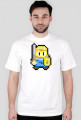 PIXEL WARRIOR {blue} - t-shirt, męski - różne kolory
