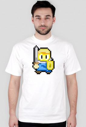 PIXEL WARRIOR {blue} - t-shirt, męski - różne kolory