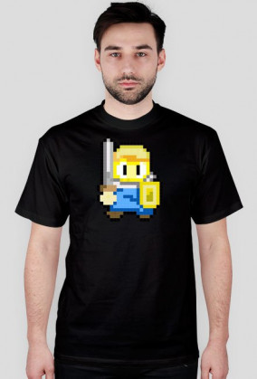 PIXEL WARRIOR {blue} - t-shirt, męski - różne kolory