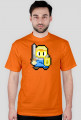 PIXEL WARRIOR {blue} - t-shirt, męski - różne kolory