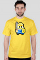 PIXEL WARRIOR {blue} - t-shirt, męski - różne kolory