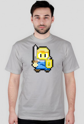 PIXEL WARRIOR {blue} - t-shirt, męski - różne kolory