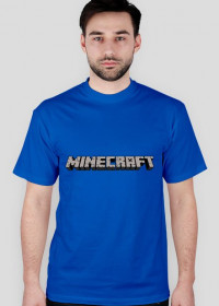 Koszulka minecraft niebieska