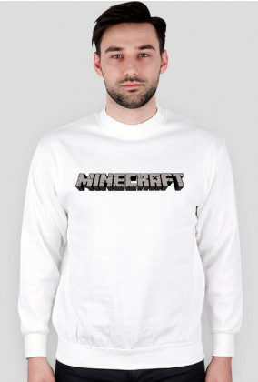 Bluza minecraft biała