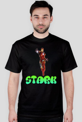 Koszulka IronMan + Napis Stark