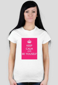 Koszulka Damska (Biała) KEEP CALM