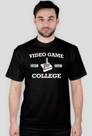 VIDEO GAME COLLEGE - t-shirt, męski - różne kolory
