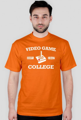 VIDEO GAME COLLEGE - t-shirt, męski - różne kolory