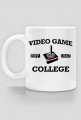 VIDEO GAME COLLEGE - kubek - biały